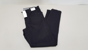 10 X BRAND NEW TOPSHOP JAMIE BLACK DENIM JEANS UK SIZE 12 RRP £40.00