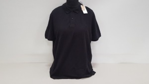 20 X BRAND NEW JACK & JONES BLACK BASIC POLO SIZE EU XXL RRP £15.00