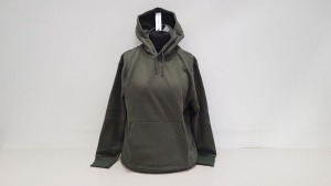 12 X BRAND NEW TOPMAN KHAKI HOODIES SIZE LARGE RRP £25.00