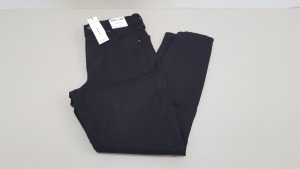 11 X BRAND NEW TOPSHOP BLACK DENIM JAMIE JEANS UK SIZE 12 RRP £40.00