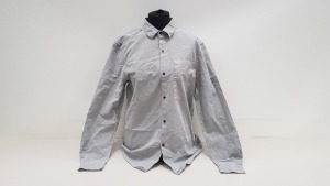 30 X BRAND NEW GREY TOPMAN BUTTONED SHIRTS IN VARIOUS SIZES