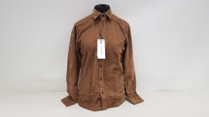 20 X BRAND NEW SELECTED HOMME BREEN CORDROY BUTTONED SHIRT SIZES XS AND S RRP £48.00