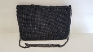 40 X BRAND NEW TOPSHOP BLACK CHAINED BAGS