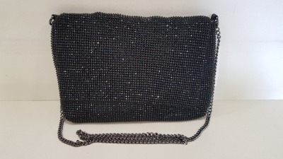40 X BRAND NEW TOPSHOP BLACK CHAINED BAGS