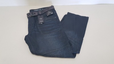 20 X BRAND NEW F&F STRAIGHT CUT JEANS SIZE 40/30 AND 34/32 RRP £22.00