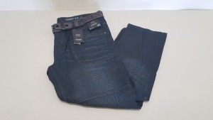 20 X BRAND NEW F&F STRAIGHT CUT JEANS SIZE 34/34 AND 34/36 RRP £22.00