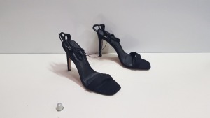 30 X BRAND NEW TOPSHOP SASKIA BLACK HIGH HEELS UK SIZE 5 AND 6 RRP £29.00