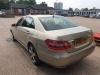 BEIGE MERCEDES E220 BLUE-CY AGARDE CDI A. ( DIESEL ) Reg : NK60 JPF Details: NO KEYS, LAST MOT 1/4/2020 WITH 53219 MILES, NO STARTER MOTOR, VEHICLE WILL NOT RUN, WITH V5 - 3