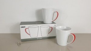 24 X SETS OF 2 BIALETTI CAPPUCCINO MUGS - IN 6 CARTONS