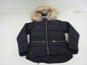 14 X BRAND NEW TOPSHOP FAUX FUR HOODED BLACK JACKET UK SIZE 4 RRP £65.00