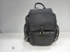 12 X BRAND NEW TOPSHOP BLACK MULTI STORAGE BACKPACK RRP £25.00