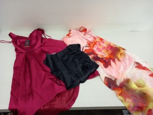 APPROX 30 X KAREN MILLEN FACTORY APPROVAL SAMPLES IE PANTS, DRESSES, BLOUSES TOPS ETC IN 2 BOXES