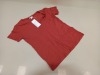 18 PIECE WAREHOUSE CLOTHING LOT CONTAINING LINEN V NECK ORANGE T SHIRTS IN VARIOUS SIZES