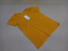 25 X BRAND NEW WAREHOUSE CLOTHING BURNT YELLOW LINEN V NECK T SHIRTS UK SIZE 10 RRP £16.00