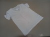 40 X BRAND NEW WAREHOUSE CLOTHING WHITE LINEN V NECK T SHIRTS SIZE 14 RRP £16.00