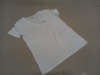 50 X BRAND NEW WAREHOUSE CLOTHING WHITE LINEN V NECK T SHIRT UK SIZE 12