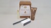 12 X BRAND NEW KEDMA 24K GOLDEN TOUCH NAIL KIT CONTAINING NAIL FILE / BUFFER / CUTICLE OIL / HAND CREAM WITH DEAD SEA MINERALS AND 24K GOLD. TOTAL RRP $1,199.40