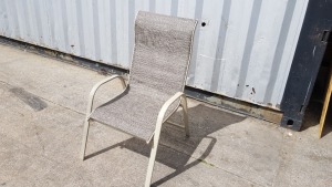 4 X BOXED MOUNTROSE HAWAII GARDEN FURNITURE WIDE SEATED CHAIRS (BOXES WATER DAMAGED AND DRIED OUT) - IN 2 BOXES