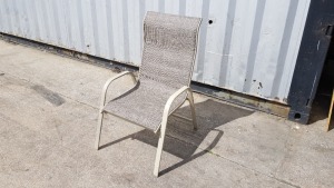 4 X BOXED MOUNTROSE HAWAII GARDEN FURNITURE WIDE SEATED CHAIRS (BOXES WATER DAMAGED AND DRIED OUT) - IN 2 BOXES