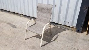 4 X BOXED MOUNTROSE HAWAII GARDEN FURNITURE WIDE SEATED CHAIRS (BOXES WATER DAMAGED AND DRIED OUT) - IN 2 BOXES