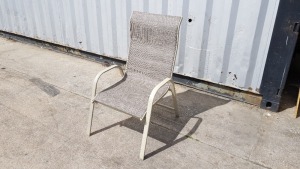 4 X BOXED MOUNTROSE HAWAII GARDEN FURNITURE WIDE SEATED CHAIRS (BOXES WATER DAMAGED AND DRIED OUT) - IN 2 BOXES