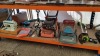 ASSORTED LOT CONTAINING BLACK AND DECKER LAWN MOWER, PETROL LAWN MOWER, CORDLESS GRASS TRIMMER, SEWING MACHINE ETC