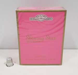 48 X BRAND NEW DESIGNER FRENCH COLLECTION SHINING STAR EAU DE PERFUM 100ML 3.4F.OZ. (IN ONE BOX)