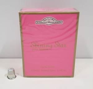 39 X BRAND NEW DESIGNER FRENCH COLLECTION SHINING STAR EAU DE PERFUM 100ML 3.4F.OZ. (IN ONE PART BOX)