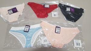 50 X BRAND NEW LORNA DREW LINGERIE BRIEFS IN VARIOUS STYLES AND SIZES IE COTTON ROSE BRIEFS, AMY BRIEFS AND ALEXA BRIEFS IN VARIOUS COLOURS AND SIZES