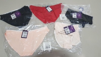 50 X BRAND NEW LORNA DREW LINGERIE BRIEFS IN VARIOUS STYLES AND SIZES IE COTTON ROSE BRIEFS, AMY BRIEFS AND ALEXA BRIEFS IN VARIOUS COLOURS AND SIZES