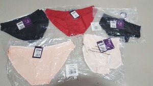 50 X BRAND NEW LORNA DREW LINGERIE BRIEFS IN VARIOUS STYLES AND SIZES IE COTTON ROSE BRIEFS, AMY BRIEFS AND ALEXA BRIEFS IN VARIOUS COLOURS AND SIZES