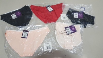 50 X BRAND NEW LORNA DREW LINGERIE BRIEFS IN VARIOUS STYLES AND SIZES IE COTTON ROSE BRIEFS, AMY BRIEFS AND ALEXA BRIEFS IN VARIOUS COLOURS AND SIZES