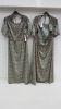 30 X BRAND NEW TOPSHOP LONG FLORAL DETAILED DRESSES UK SIZE 12, 14 AND 16