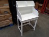 6 X BRAND NEW WHITE DRESSING / HALLWAY / CONSOLE TABLE IN 6 BOXES