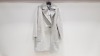 10 X BRAND NEW TOPSHOP LONG GREY BUTTONED COAT/ JACKET UK SIZE 14 AND 16