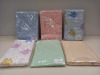 100 X BRAND NEW LORD OF LINENS FLANNEL COT SHEETS IN ASSORTED COLOURS 100 X 150CM IN 2 BOXES