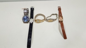 5 X VARIOUS WATCHES IE SEIKO, NEXT, PELEX ETC