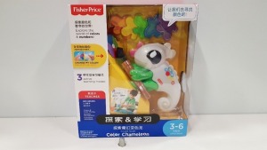 20 X BRAND NEW FISHER PRICE COLOUR CHAMELEON AUDIO IS CHINESE TO TEACH ENGLISH NUMBERS IN 20 BOXES