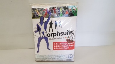 20 X BRAND NEW SCOTLAND FLAG MORPHSUITS SIZE MEDIUM