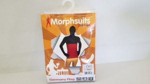 20 X BRAND NEW GERMANY FLAG MORPHSUITS SIZE LARGE