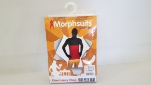 20 X BRAND NEW GERMANY FLAG MORPHSUITS SIZE XXL