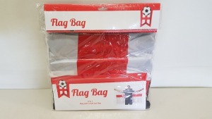 144 X ENGLAND FLAG BAGS IN 6 BOXES
