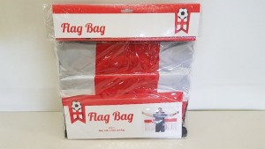 144 X ENGLAND FLAG BAGS IN 6 BOXES