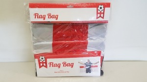 144 X ENGLAND FLAG BAGS IN 6 BOXES