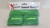 148 X BRAND NEW MORPHSUITS SWEAT BANDS PACKS (HEAD AND WRISTS) IN GREEN