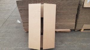APPROX 80 X FLATPACK CARDBOARD BOXES ON ONE PALLET (ASSMEBLED BOX SIZE 980 x 600 x 250 MM)