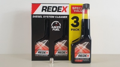 18 X PACKS OF 3 250 ML REDEX DIESEL SYSTEM CLEANER - IN 3 CARTONS (RADD0007A)