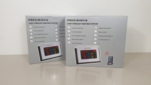 11 X BRAND NEW PRECESSION 4-DAY FORECAST WEATHER STATION / CLOCK / ALARM CLOCK