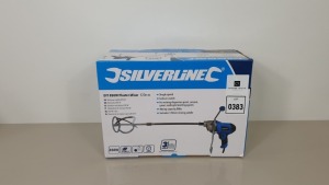 BRAND NEW SILVERLINE DIY 850W PLASTER MIXER - 120mm MIXING PADDLE