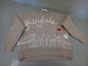 10 X BRAND NEW TOPSHOP FAIRYTALE JUMPER SIZE LARGE RRP £39.00 (TOTAL RRP £390.00)